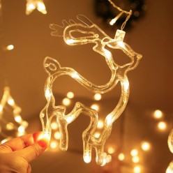 Lampki Choinkowe Kurtyna Girlanda LED Mix 8 programów Ciepłe