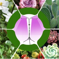 4x Lampa LED Do Uprawy Roślin Zestaw Statyw 150cm Timer