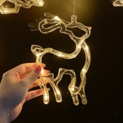 Lampki Choinkowe Kurtyna Girlanda LED Mix 8 programów Ciepłe