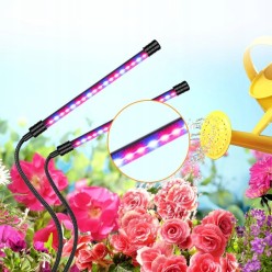 4x Lampa LED Do Uprawy Roślin Zestaw Statyw 150cm Timer