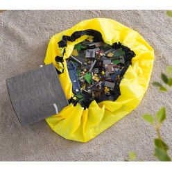 Kosz na Klocki Lego Zabawki Organizer Pojemnik + Mata Worek