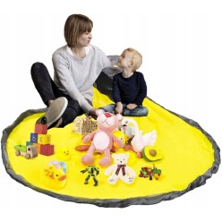 Kosz na Klocki Lego Zabawki Organizer Pojemnik + Mata Worek