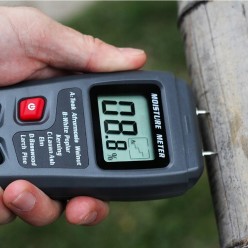 Miernik Wilgotności Drewna Wilgotnościomierz 9V LCD MT10