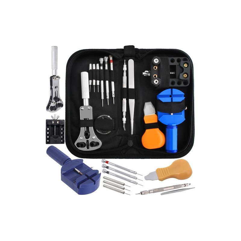 Zestaw Zegarmistrzowski 13 Elementów Narzędzia Imak Klucz Etui