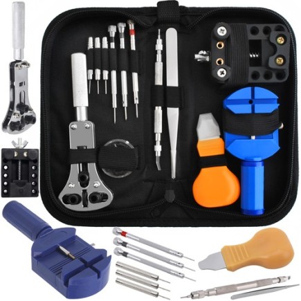 Zestaw Zegarmistrzowski 13 Elementów Narzędzia Imak Klucz Etui