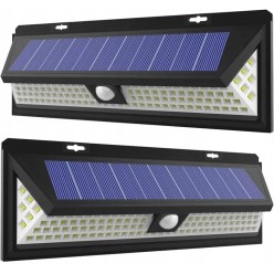Elewacyjna Lampa Solarna Długa Ścienna z Czujnikiem Zmierzchu i Ruchu
