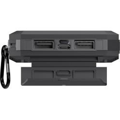 Powerbank Solarny 20000 mAh Latarka i Kompas 2xUSB USB-C MicroUSB