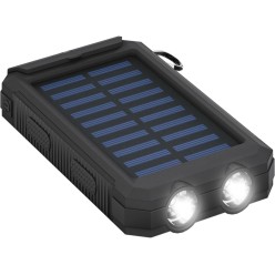 Powerbank Solarny 20000 mAh Latarka i Kompas 2xUSB USB-C MicroUSB