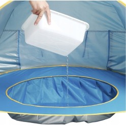 Namiot Plażowy z Basenem Samo Rozkładający Się Parawan.