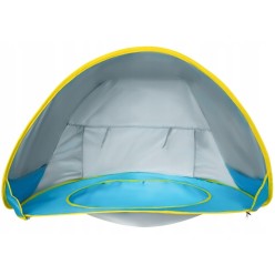 Namiot Plażowy z Basenem Samo Rozkładający Się Parawan.