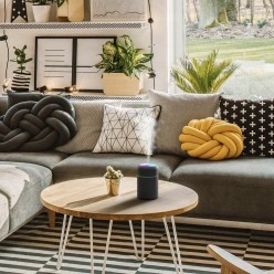 NAWILŻACZ POWIETRZA DYFUZOR ZAPACHOWY LAMPKA LED