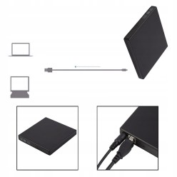 Nagrywarka CD zewnętrzna USB NAGRYWANIE CD-R DVD