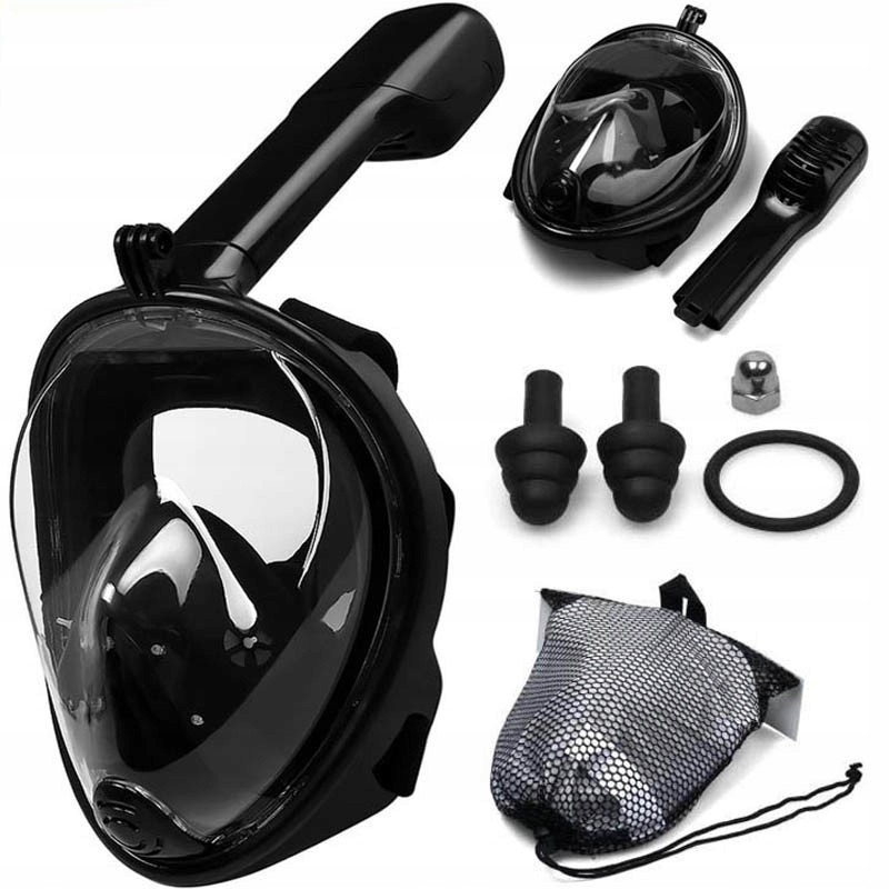 MASKA DO NURKOWANIA Pływania NIE PARUJE Zestaw S/M