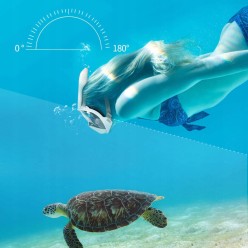 MASKA DO NURKOWANIA Pływania NIE PARUJE Zestaw S/M