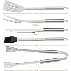 ZESTAW DO GRILLA PRZYBORY + AKCESORIA ETUI 33 SZT