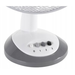 Wentylator Biały Biurkowy Oscylacyjny 3 Tryby Zilner