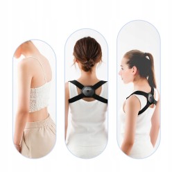 Elektroniczny Wibrujący Korektor Wad Postawy Ortopedyczny z Czujnikiem