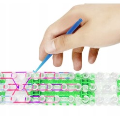 Gumki do Robienia Bransoletek Zestaw 4400 szt DIY Bransoletki