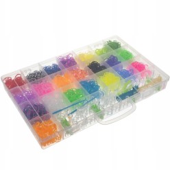 Gumki do Robienia Bransoletek Zestaw 4400 szt DIY Bransoletki