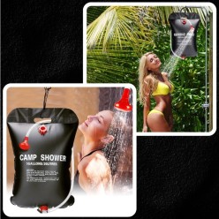 Turystyczny Prysznic Polowy Kempingowy Solarny 20l