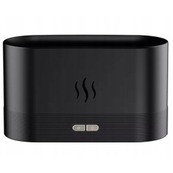 Czarny Nawilżacz Powietrza Jonizator Aromaterapia Podświetlany