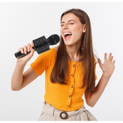 MIKROFON KARAOKE BEZPRZEWODOWY + GŁOŚNIK Odtwarzacz mp3