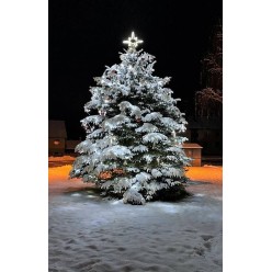 Świąteczne Lampki Choinkowe Zimne Białe 500 LED 8 Funkcji