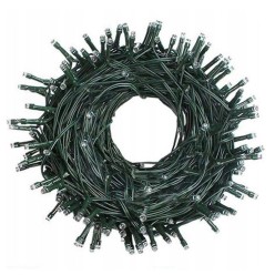 Świąteczne Lampki Choinkowe Ciepłe Białe 200 LED 8 Funkcji