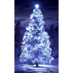 Świąteczne Lampki Choinkowe Białe Zimne 200 LED 8 Funkcji