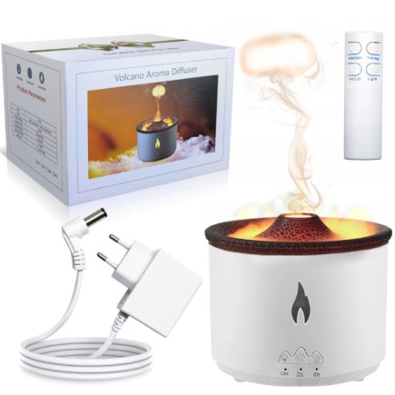 Nawilżacz Powietrza Wybuchający Wulkan Dyfuzor Aromaterapia Podświetlany