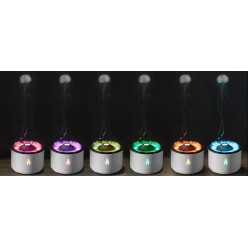 Nawilżacz Powietrza Wybuchający Wulkan Dyfuzor Aromaterapia Podświetlany