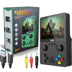 Retro Konsola X6 32GB Symulator SFC, MD, NES, MAME, GBA, GBC, CPS, FC, GB, SMC, SMD