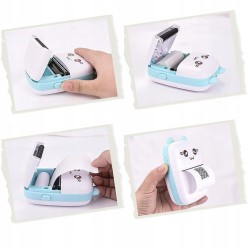 Zestaw 18w1 Mini Drukarka Przenośna Bezprzewodowa 14Rolek 6Markerów