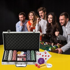Zestaw Do Pokera w Walizce 300 żetonów Poker