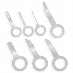 Profesjonalny Zestaw XL Do Demontażu Tapicerki, Radia, Spinek Samochodowych 43el.