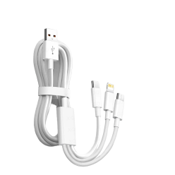 Zestaw Ładowarka i Przewody Xiaomi 120W USB-C MicroUSB Lightning 3,25A
