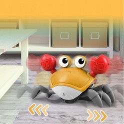 Uciekający Interaktywny Krab Zabawka Na Baterie Dla Dzieci 18m+