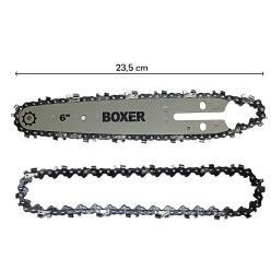 Piła Łańcuchowa Boxer BX3307 2 Akumulatory 24V 2x Łańcuch 6' Auto Smarowanie 2000W
