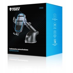 Ładowarka Samochodowa Indukcyjna Automatyczny Uchwyt LED "Ambient"