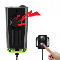 4w1 Klakson Licznik Rowerowy Podwójna Lampa + Lampka Tył