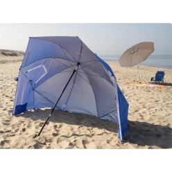 Duży Parasol Plażowy Wiatrochron Parawan 2metry Składany