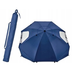 Duży Parasol Plażowy Wiatrochron Parawan 2metry Składany