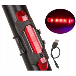 Lampka Rowerowa LED z 1000lm Zestaw Tył i Przód z Powerbank