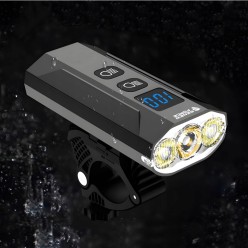 Lampka Rowerowa LED z 1000lm Zestaw Tył i Przód z Powerbank