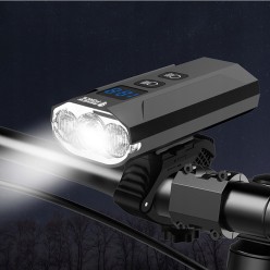 Lampka Rowerowa LED z 1000lm Zestaw Tył i Przód z Powerbank