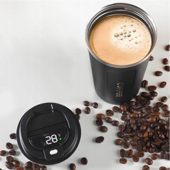 Termiczny Kubek Termos 510ml Czarny z Wyświetlaczem Temperatury LED