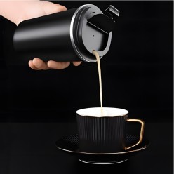 Termiczny Kubek Termos 510ml Czarny z Wyświetlaczem Temperatury LED