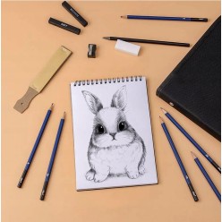 Piórnik Ołówki Profesjonalny Zestaw Do Szkicowania 32szt Elementy