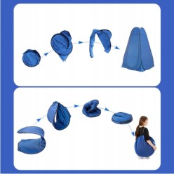 Przenośny Namiot Plażowy Prysznic, Przebieralnia WC Kempingowe