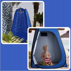 Przenośny Namiot Plażowy Prysznic, Przebieralnia WC Kempingowe